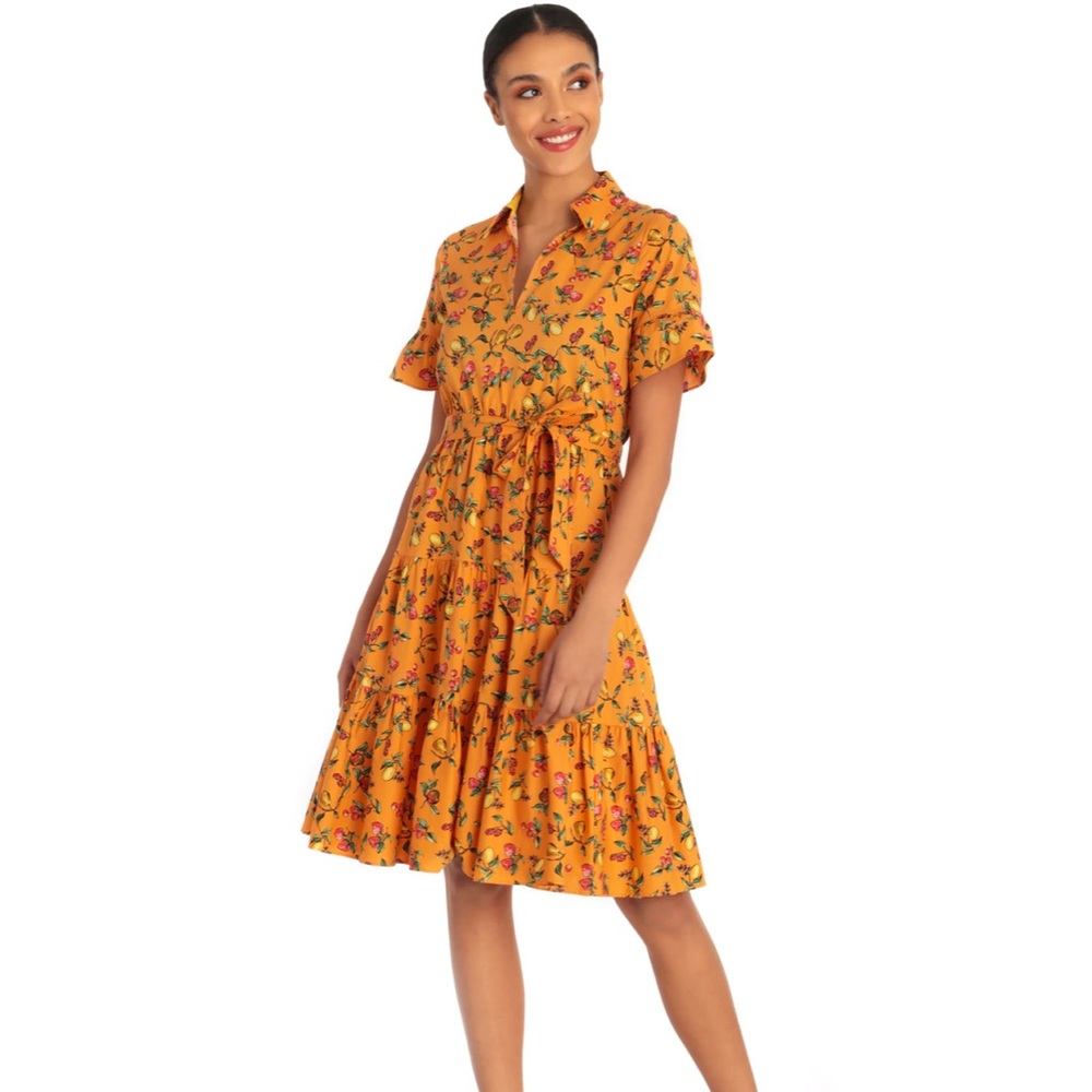 Donna Morgan 🍂🍁short sleeve casual dress size 4 Nwot